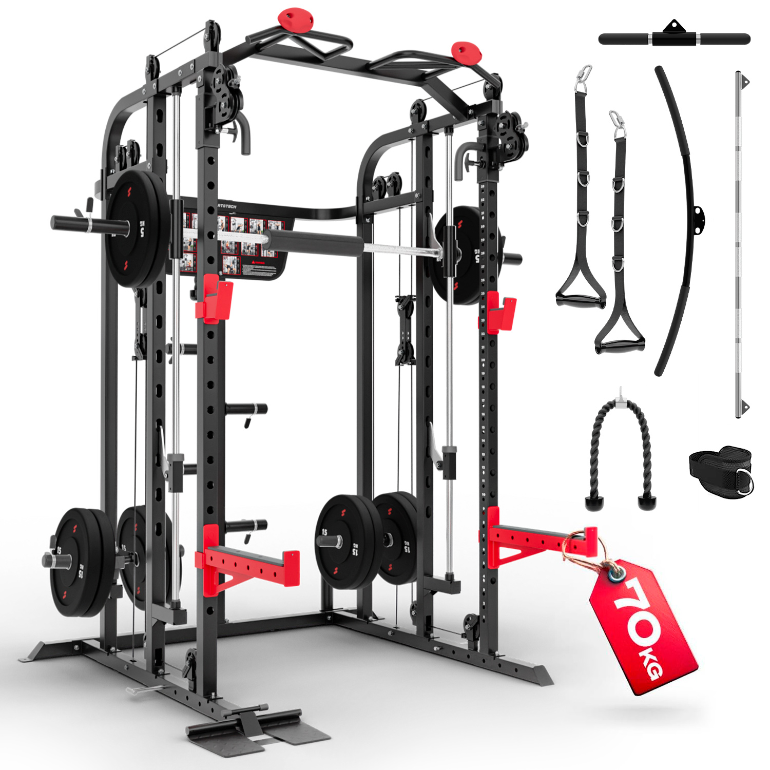 SXM150 Smith Machine + 70 kg Hantelscheiben